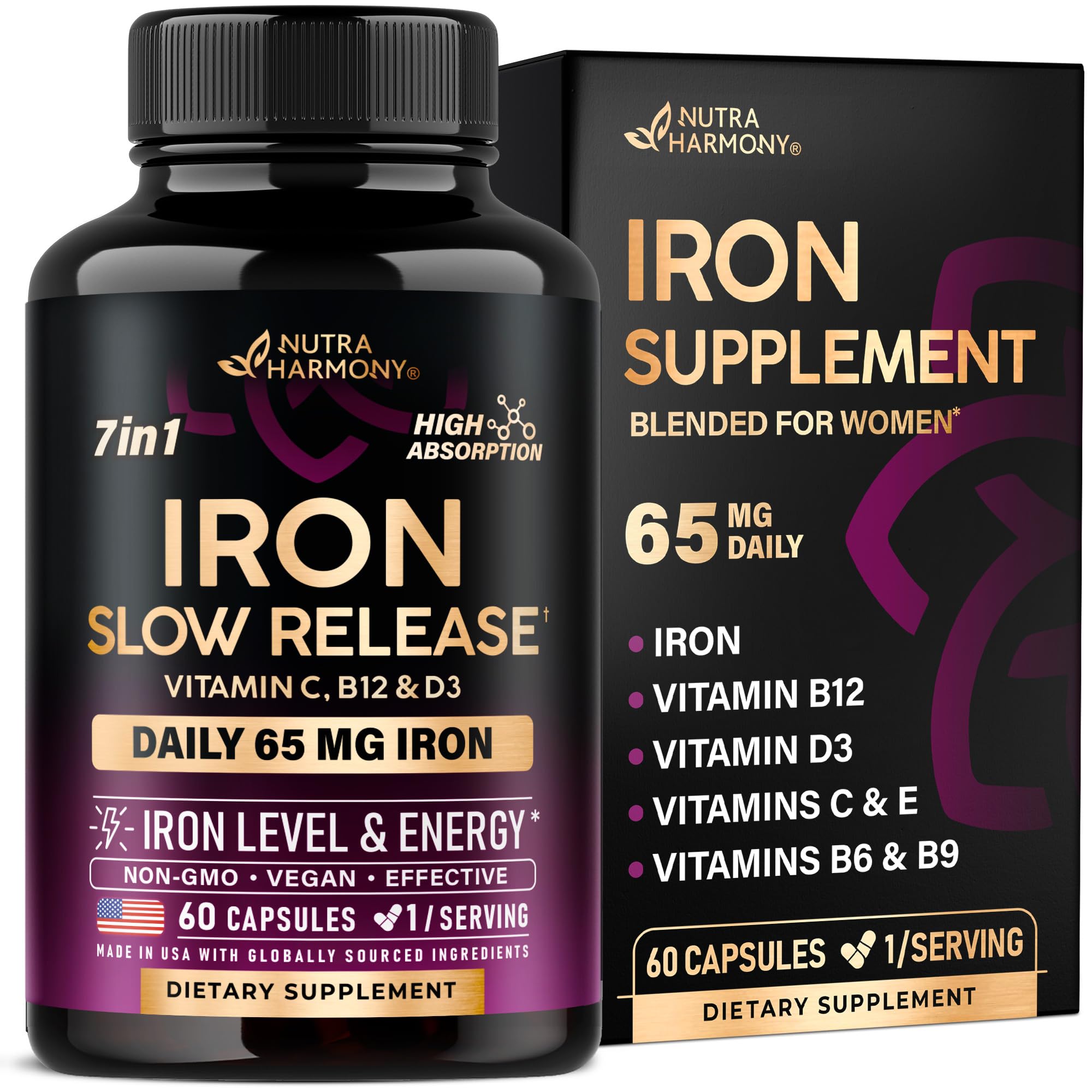 Iron supplement packaging