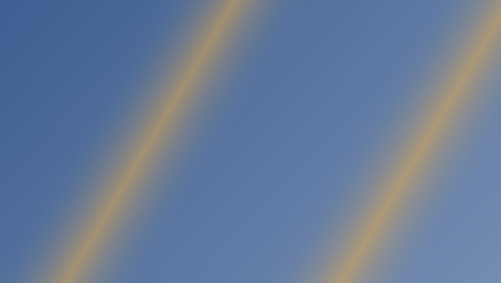 Abstract graphic in ProvoMed blue and amber