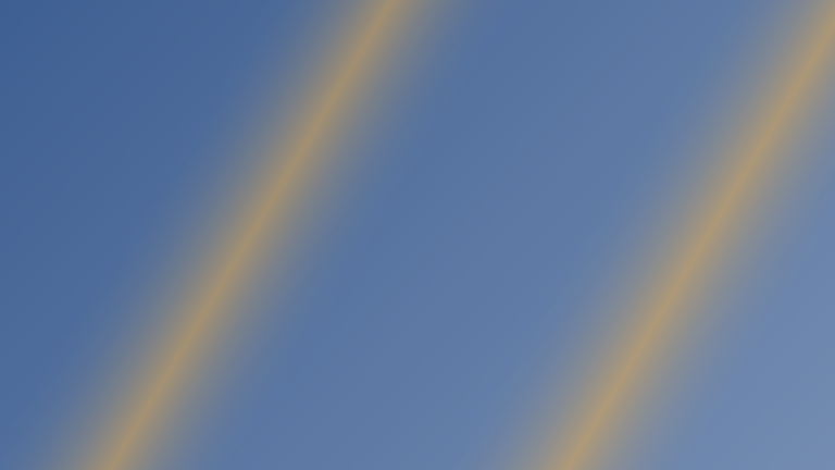 Abstract graphic in ProvoMed blue and amber