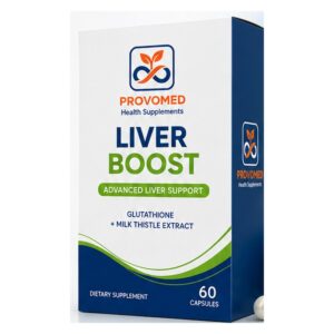 ProvoMed Liver Boost, glutathione with milk thistle extract, 60 capsules