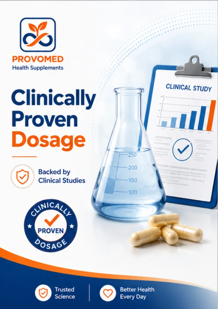 Clinically Proven Dosage. Backed by Clinical Studies. Trusted science, better health every day.
